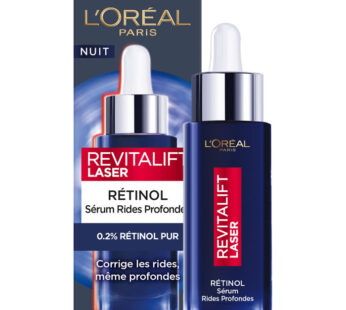 L&rsquo;OREAL Revitalift Laser – Sérum rides profondes au rétinol pur 30 ml