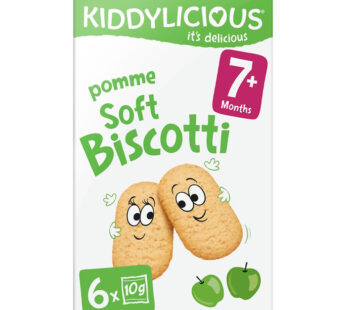 KIDDYLICIOUS – Biscottes à la pomme dès 7 mois bio 120g