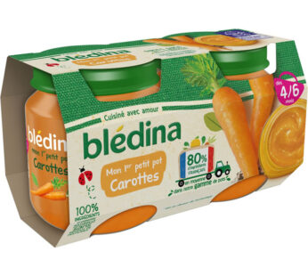 BLEDINA – Carottes 2×130 g