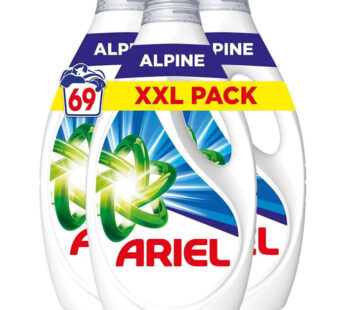 ARIEL Lessive liquide alpine 3,105 L 69 lavages