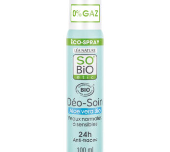 SO BIO ETIC – Déodorant spray au gel d’aloe vera 24h bio 100 ml