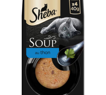 SHEBA Soupe pour chats au thon