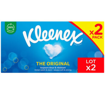 KLEENEX Original Mouchoirs boîte 2 x 72 mouchoirs