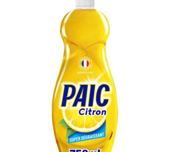 PAIC Liquide vaisselle super dégraissant au citron 750 ml