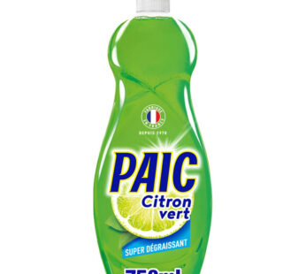 PAIC Liquide vaisselle super dégraissant au citron vert 750 ml