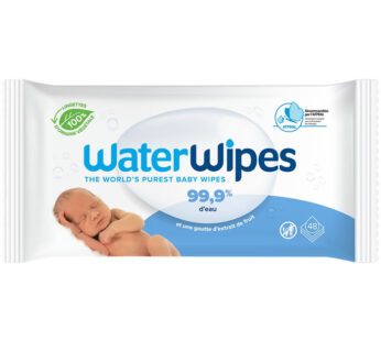 WATERWIPES – Lingettes nettoyantes à l&rsquo;eau 48 lingettes
