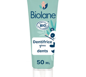 BIOLANE – Dentifrice enfant à la fraise (0-3 ans) bio 50ml
