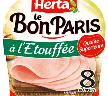 HERTA Le Bon Paris – Jambon cuit à l’étouffée (340 g)