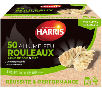 HARRIS Rouleaux allume‑feu (50 rouleaux)