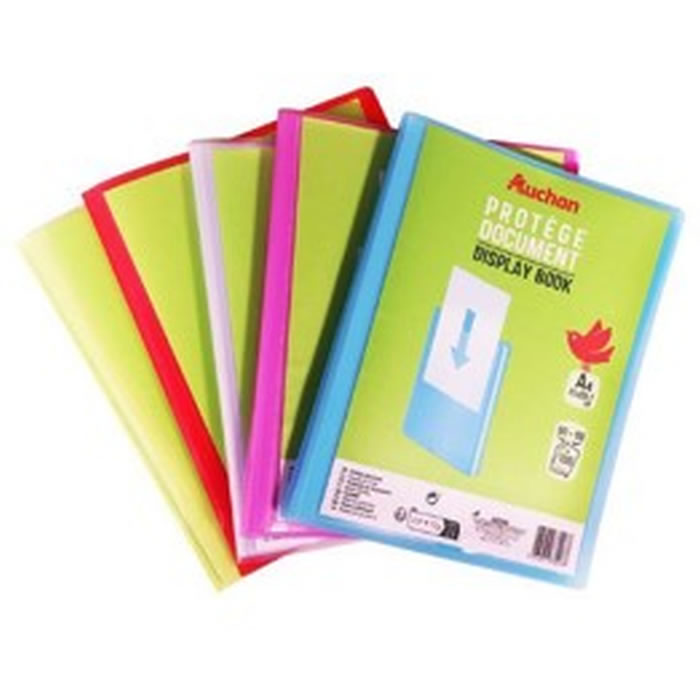AUCHAN - Porte-vues A4 120 vues
