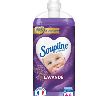 SOUPLINE Lavande Adoucissant concentré lavande 1,35 L