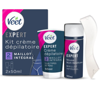 VEET Expert – Crème dépilatoire maillot intégral (2 x 50 ml)