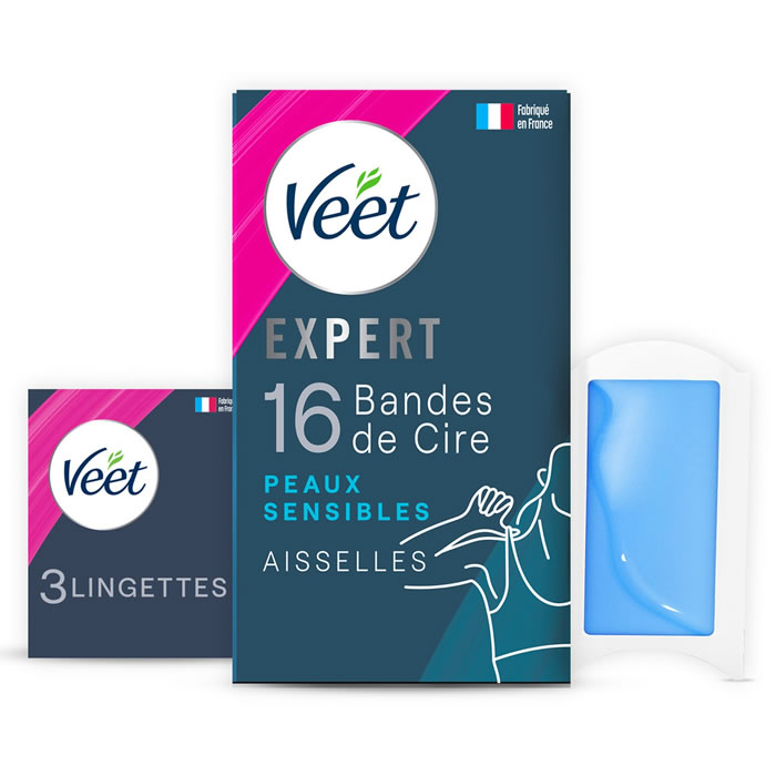 VEET Expert - Bandes de cire aisselles x16