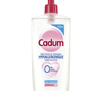 CADUM – Gel douche hypoallergénique 750 ml