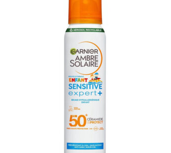 GARNIER Ambre Solaire – Brume protection solaire SPF50+ enfant 150 ml