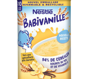 NESTLE – Céréales en poudre à la vanille dès 10 mois 400 g
