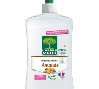 L&rsquo;ARBRE VERT Liquide vaisselle mains à l&rsquo;amande 500 ml