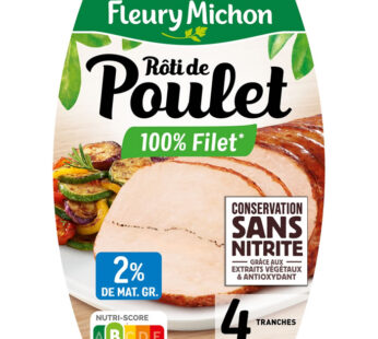 FLEURY MICHON – Rôti de poulet sans nitrite (150 g)