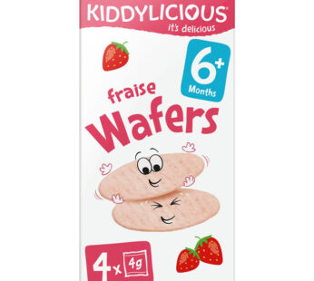KIDDYLICIOUS – Gaufrettes à la fraise dès 6 mois 16g