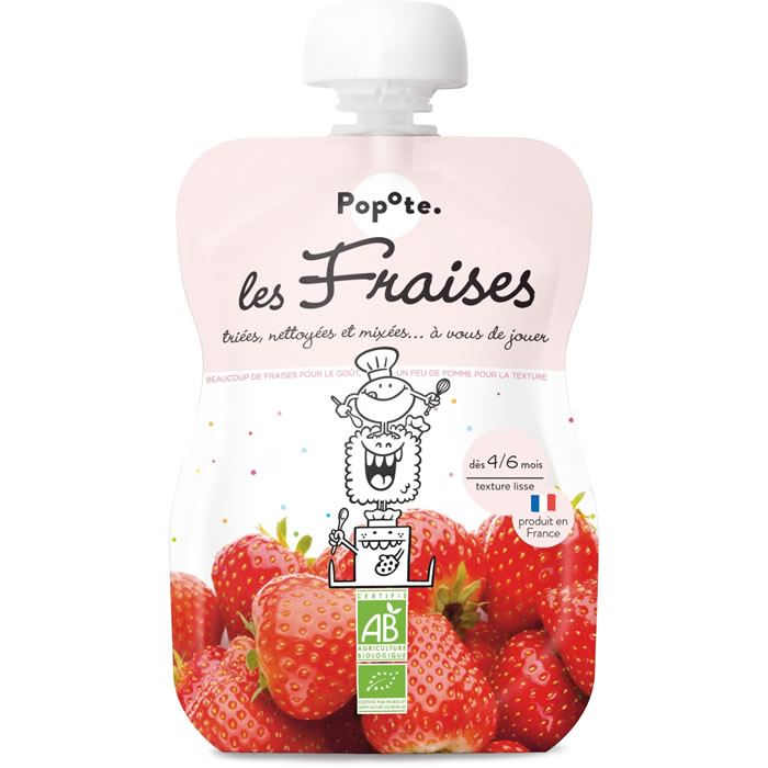 POPOTE - Dessert fraise 120 g