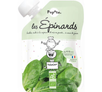 POPOTE – Purée d&rsquo;épinards 120 g