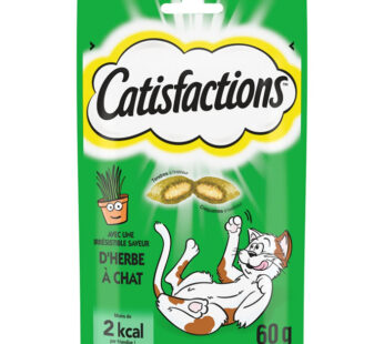 CATISFACTIONS Friandises pour chat à l&rsquo;herbe à chat