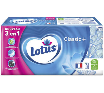 LOTUS Classic+ Mouchoirs étuis Moyen Format x12