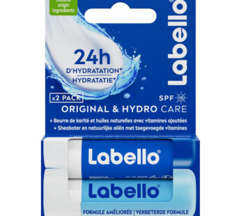 LABELLO Original & Hydro Care – Baume à lèvres hydratant 2 pièces