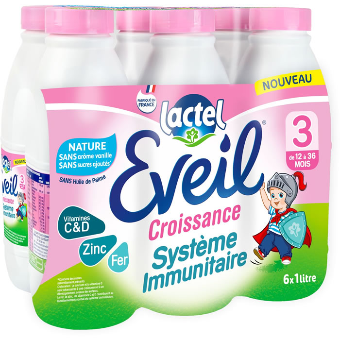 Lait de croissance système immunitaire 12/36 mois LACTEL