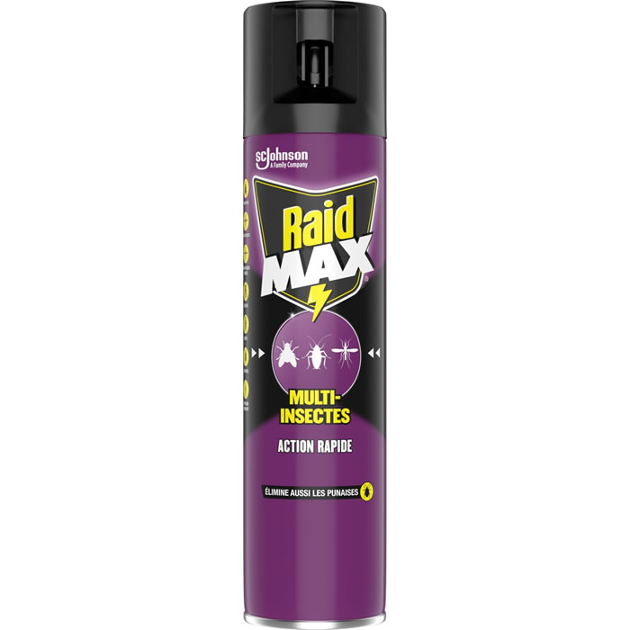 RAID MAX Aérosol anti multi-insectes