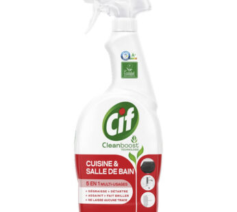 CIF Nettoyant spray ménager multi-usages 750 ml (Écolabel)