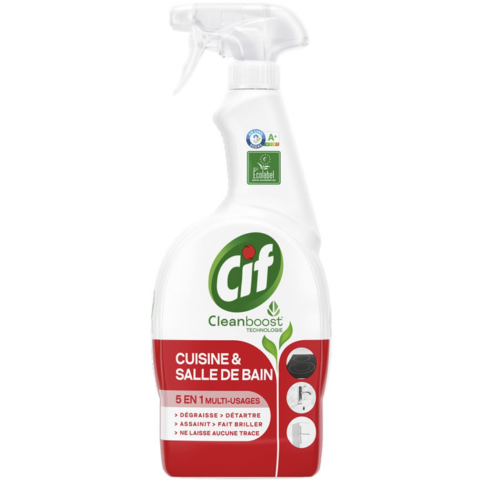 CIF Nettoyant spray ménager multi-usages 750 ml (Écolabel)