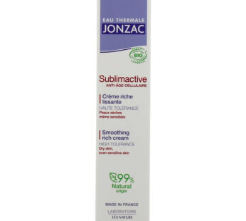 EAU THERMALE JONZAC Sublimactive Crème soin anti‑âge riche et lissante bio 40 ml