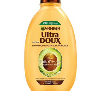 GARNIER Ultra Doux – Shampoing à l’huile d’avocat et karité 600 ml