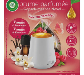 AIR WICK Brume Parfumée Diffuseur d&rsquo;huiles essentielles vanille et framboise