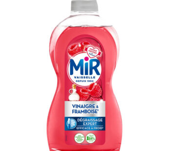 MIR Liquide vaisselle dégraissant vinaigre & framboise 450 ml