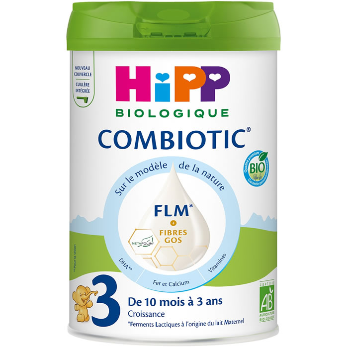 Lait de croissance en poudre 10/36 mois bio HIPP Combiotic