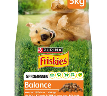 PURINA FRISKIES Croquettes pour chien adulte au poulet et légumes