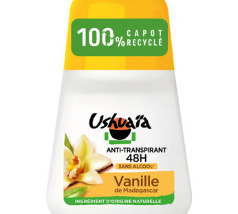 USHUAIA – Déodorant bille anti-transpirant à la vanille 48h 50 ml