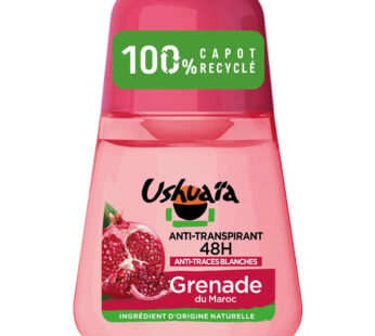 USHUAIA – Déodorant bille à la grenade 48h 50 ml