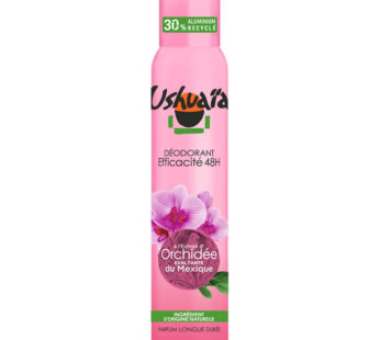 USHUAIA – Déodorant spray à l’orchidée 48h 200 ml