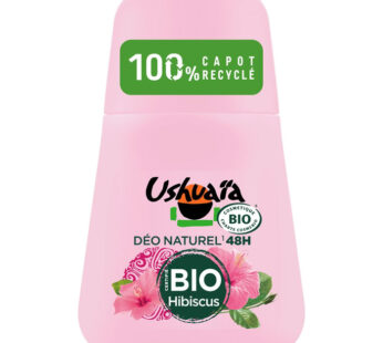 USHUAIA – Déodorant bille à l’hibiscus 48h bio 50 ml