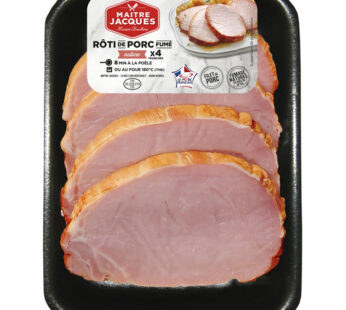 MAITRE JACQUES – Rôti de porc fumé (4 x 70 g)