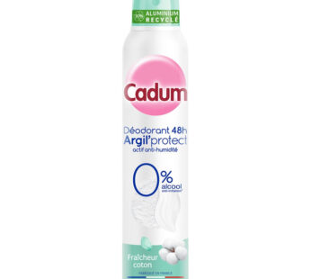 CADUM Argil&rsquo;Protect – Déodorant spray anti-humidité 48h 200 ml