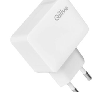 QILIVE Prise chargeur secteur USB blanc