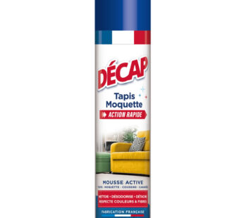 DECAP Aérosol mousse nettoyante active pour tapis, moquette