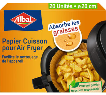 ALBAL Papier cuisson pour air fryer