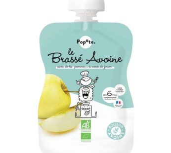 POPOTE – Gourde brassé avoine pomme 100 g