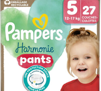 PAMPERS Harmonie Pants – Couches-culottes taille 5 (12-17 kg) 27 culottes