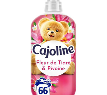 CAJOLINE Adoucissant concentré fleur de tiaré et pivoine 1,4 L